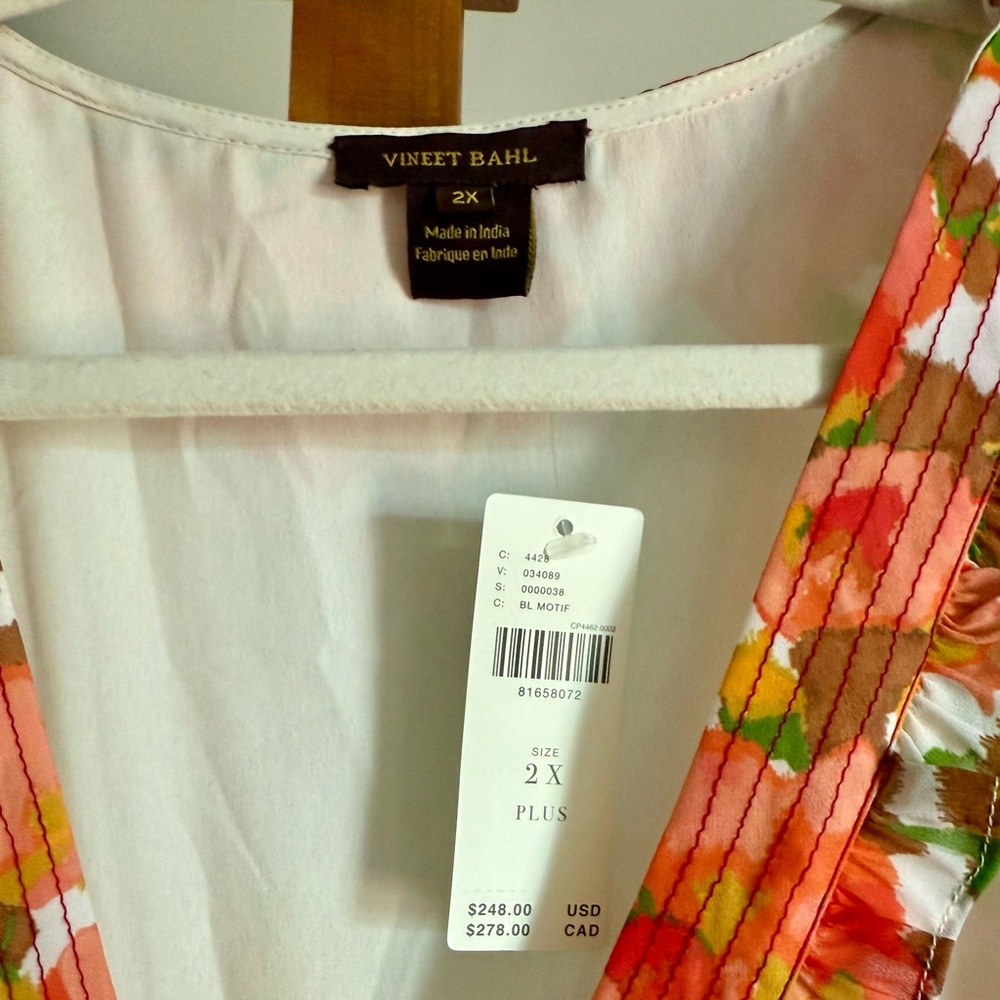 Anthropologie | Vineet Bahl | Floral V-Neck Maxi Dress - Picture 6 of 6